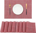 Leetaltree Red Placemats Set of 8 by Leetaltree-ArtatEveryTable