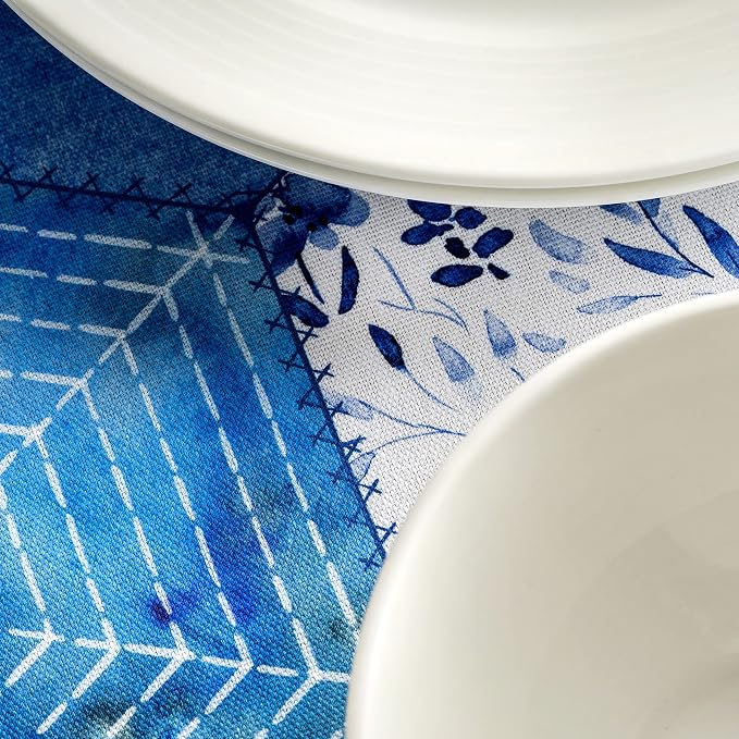 Maison d' Hermine Table Cloth Round Table 100% Cotton 63 Inches Tablecloth - Image 8