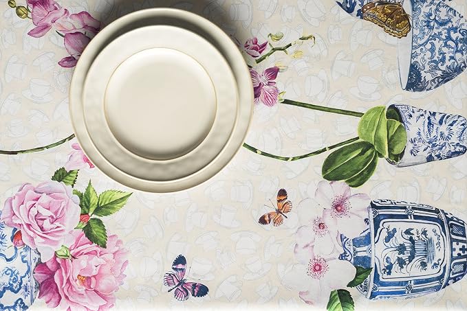Maison d' Hermine Table Cloth Rectangle Table 100% Cotton 54 x 72 Inches - Image 8