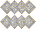 Home Bargains Plus Rectangle Fabric Napkins, Allure Yellow and Blue Floral by HomeBargainsPlus