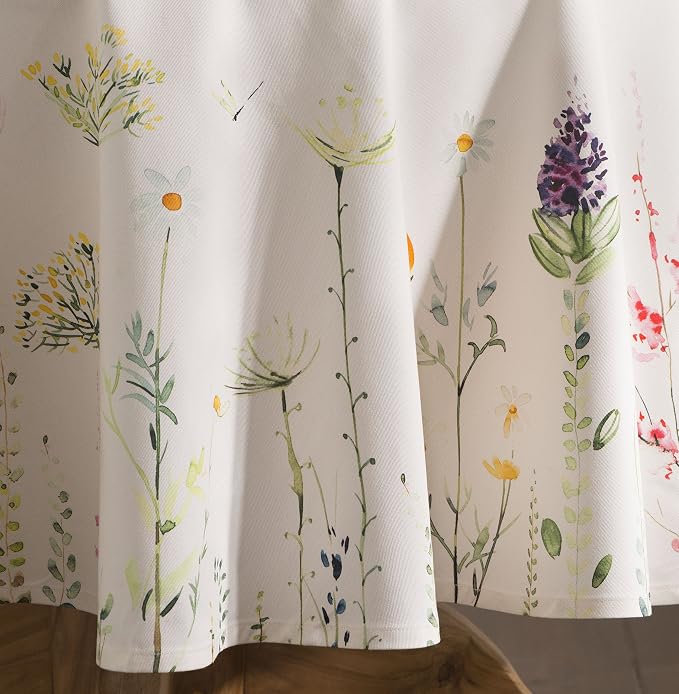 Maison d' Hermine Table Cloth Round Table 100% Cotton 69 Inches Tablecloth - Image 9