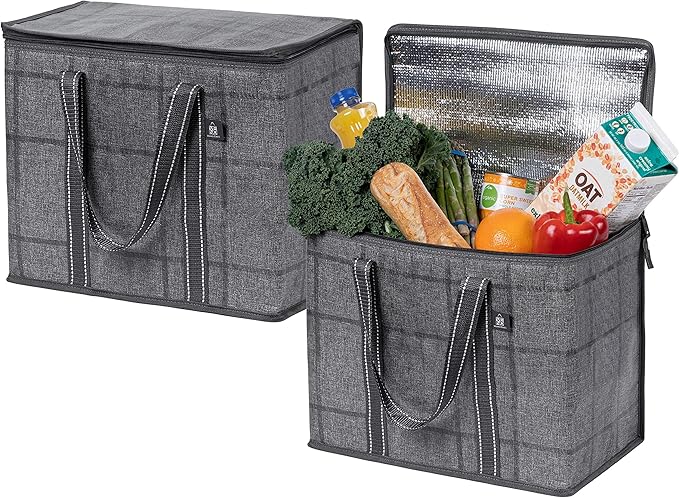 VENO 2 Pack Cooler Bag and Insulated Grocery Bags by Veno
