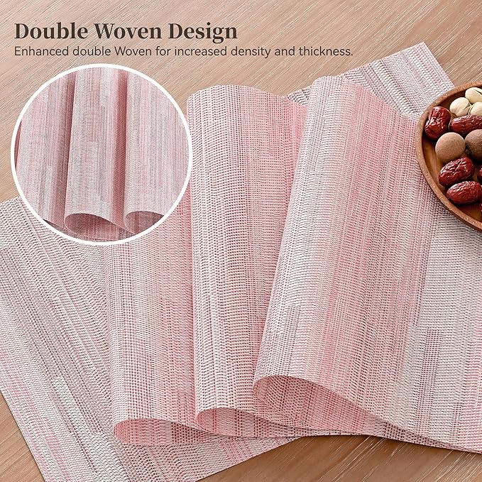 Leetaltree Misty Rose Placemats Set of 6 - Image 3