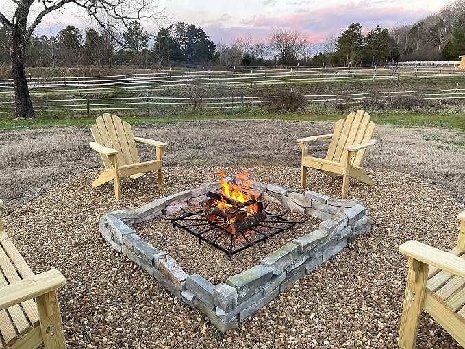 SteelFreak Super Heavy Duty Square Wheel Fire Pit Grate - Image 3