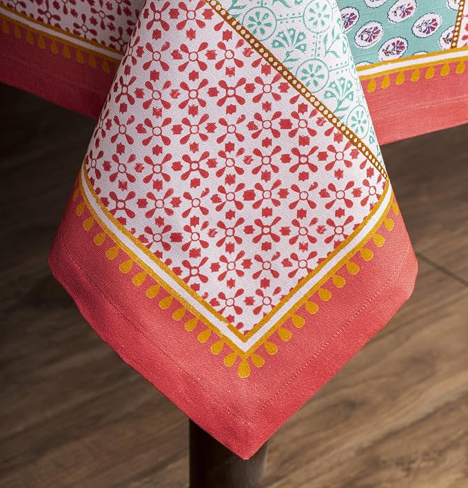 Maison d' Hermine Table Cloth Square Table 100% Cotton 60 x 60 Inches - Image 7