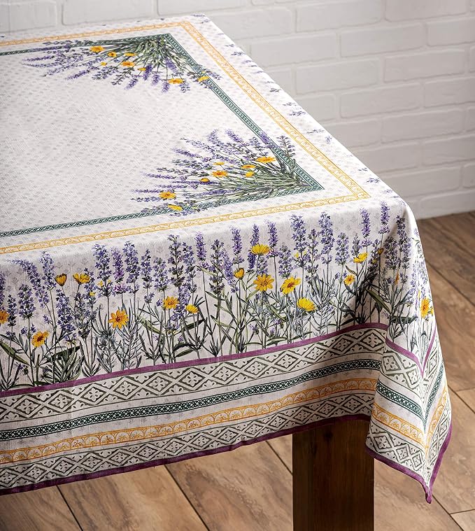 Maison d' Hermine Table Cloth Rectangle Table 100% Cotton 70 x 90 Inches - Image 7