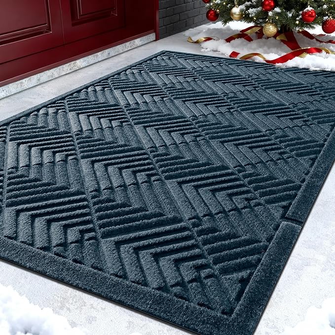 Yimobra Door Mats Outdoor 29.5x17, All-Season Waterproof Outdoor Mats by Yimobra