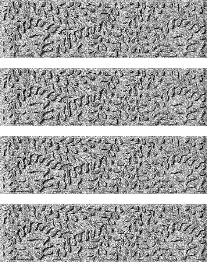Bungalow Flooring Waterhog Stair Treads – 8 1/2 x 30 Inches, Water-Trapping by BungalowFlooring
