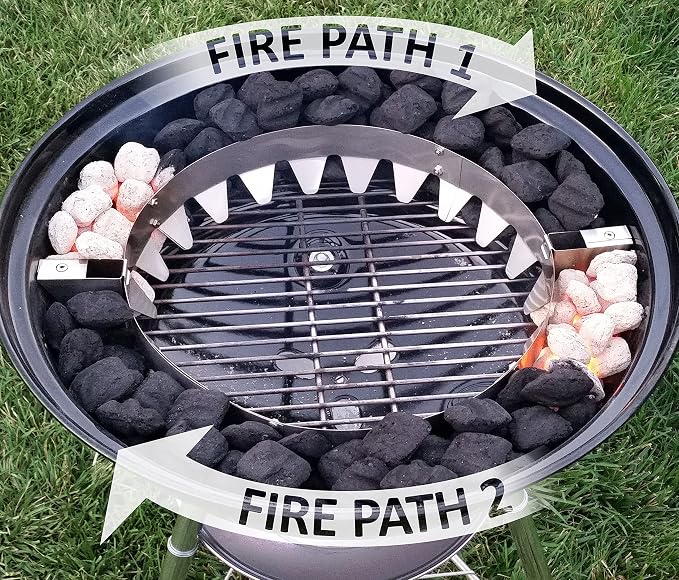 BBQitALL Charcoal Basket, Charcoal Ring, - Image 3