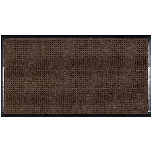 Guardian WaterGuard Indoor/Outdoor Wiper Scraper Floor Mat, Rubber/Nylon by GuardianFloorProtection