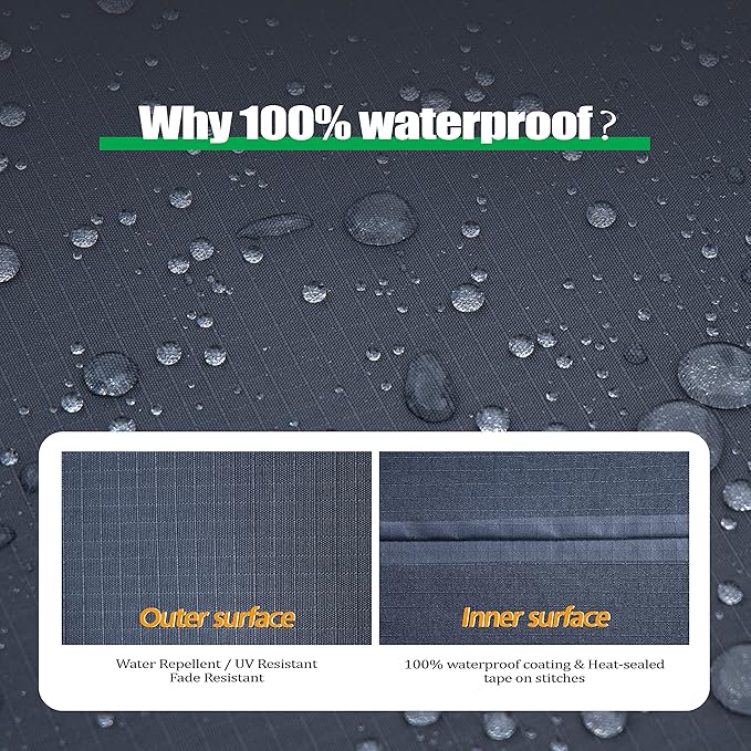 F&J Outdoors Outdoor Patio Furniture Covers, Waterproof UV Resistant - Image 5