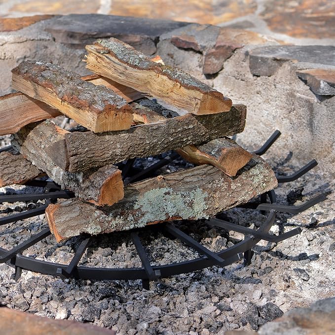 SteelFreak Wagon Wheel Firewood Grate - Image 2