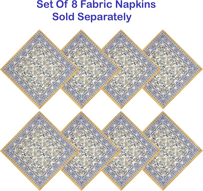 Home Bargains Plus Rectangle Fabric Tablecloth, 60 x 120 Inch, Allure Yellow - Image 4