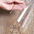 Clear Table Protector 29 x 59 Inch, 1.5mm Thick Plastic Table Cover, Waterproof by OstepDecor