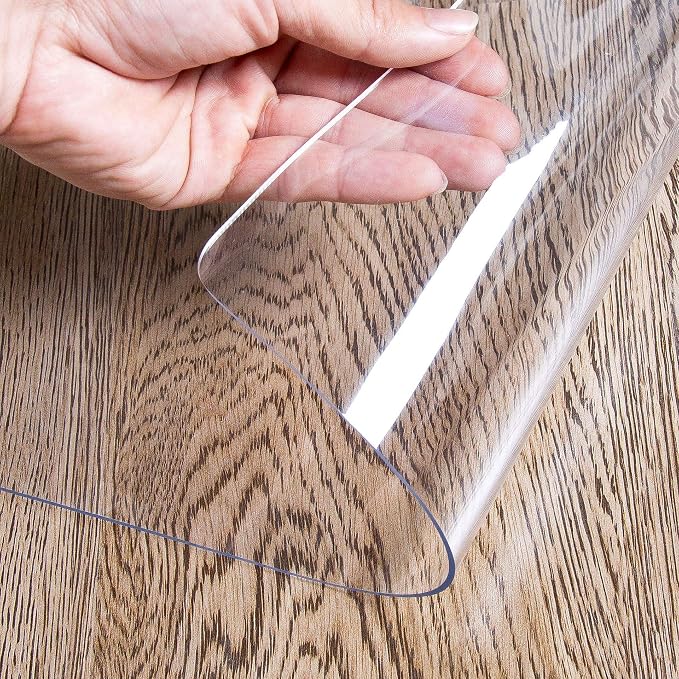 Clear Table Protector 29 x 59 Inch, 1.5mm Thick Plastic Table Cover, Waterproof by OstepDecor