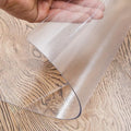 Frosted Clear Table Protector 36 x 60 Inch, 1.5mm Thick Plastic Table Cover by OstepDecor