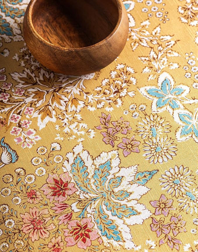 Maison d' Hermine Table Cloth Round Table 100% Cotton 69 Inches Tablecloth - Image 9