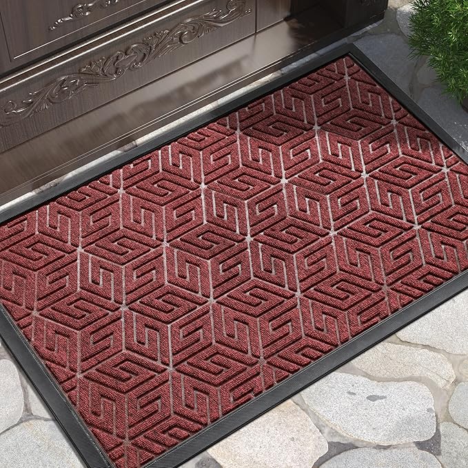 Yimobra Large Door Mat 36x24, All-Weather Waterproof Outdoor Mats by Yimobra