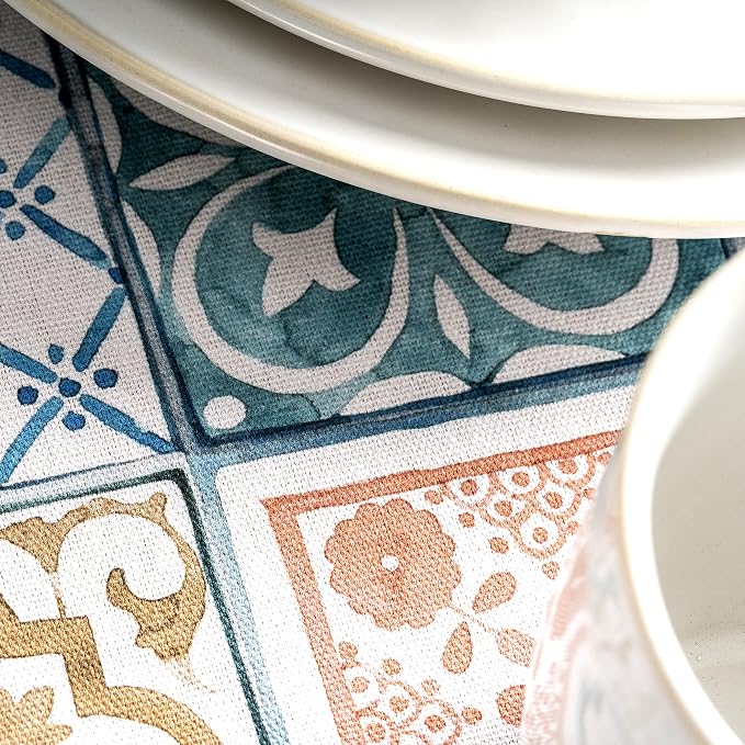 Maison d' Hermine Table Cloth Round Table 100% Cotton 63 Inches Tablecloth - Image 8
