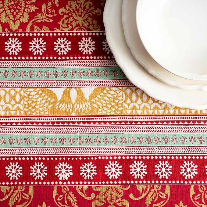 Maison d' Hermine Table Cloth Rectangle Table 100% Cotton 60 x 108 Inches Fall - Image 9