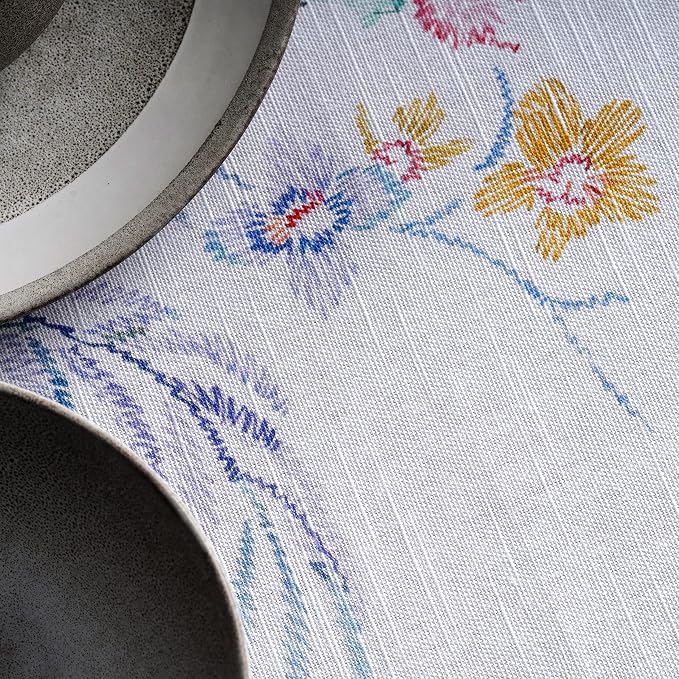 Maison d' Hermine Table Cloth Rectangle Table 100% Cotton 54 x 72 Inches - Image 9