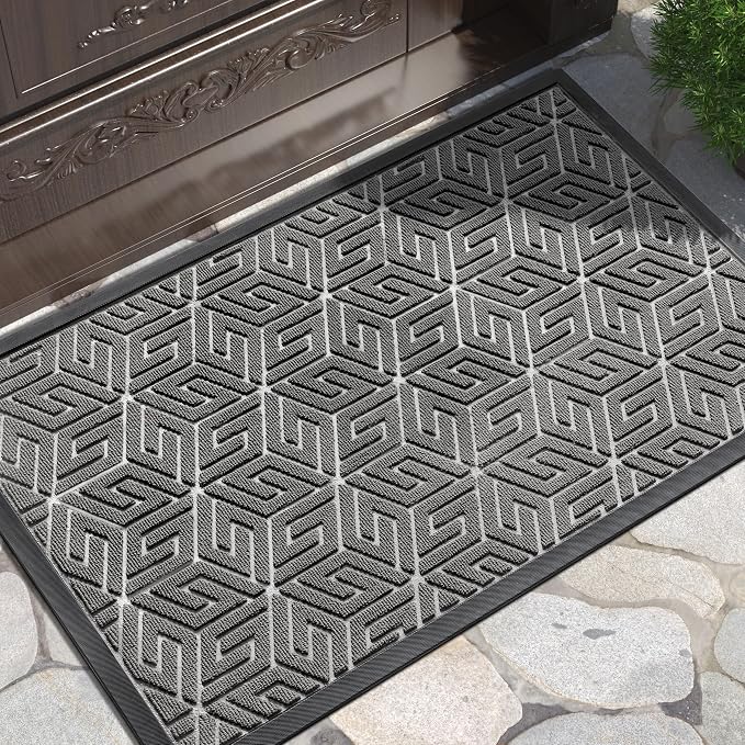 Yimobra Large Door Mat 36x24, All-Weather Waterproof Outdoor Mats by Yimobra