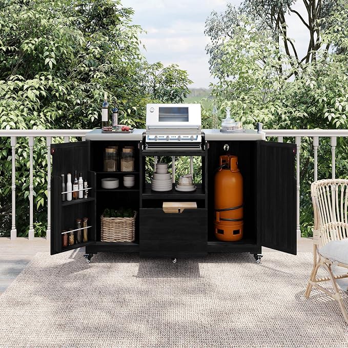 66.5" Outdoor Kitchen Island - Image 7