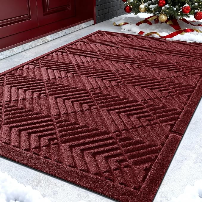 Yimobra Door Mats Outdoor 29.5x17, All-Season Waterproof Outdoor Mats by Yimobra