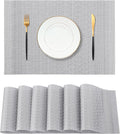 Leetaltree Lunar Grey Placemats Set of 6 by Leetaltree-ArtatEveryTable